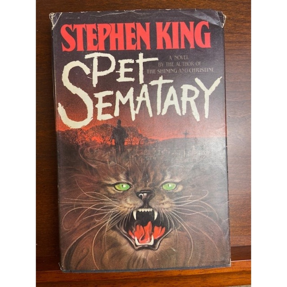 Pet Sematary Stephen King 1st Edition Hardcover 1983 Doubleday Horror Novel
